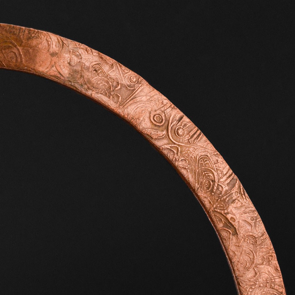 Abstract - Copper Bangle