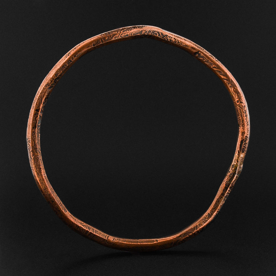 Abstract - Copper Bangle