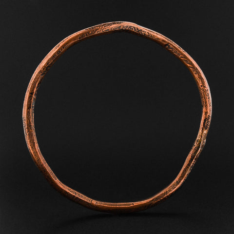 Abstract - Copper Bangle
