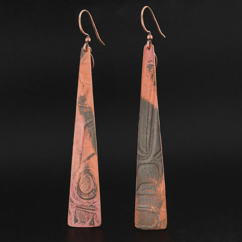 Sinx - Copper Earrings