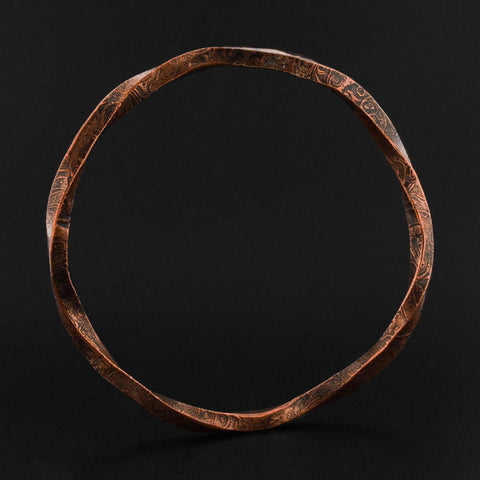 Abstract - Copper Bangle