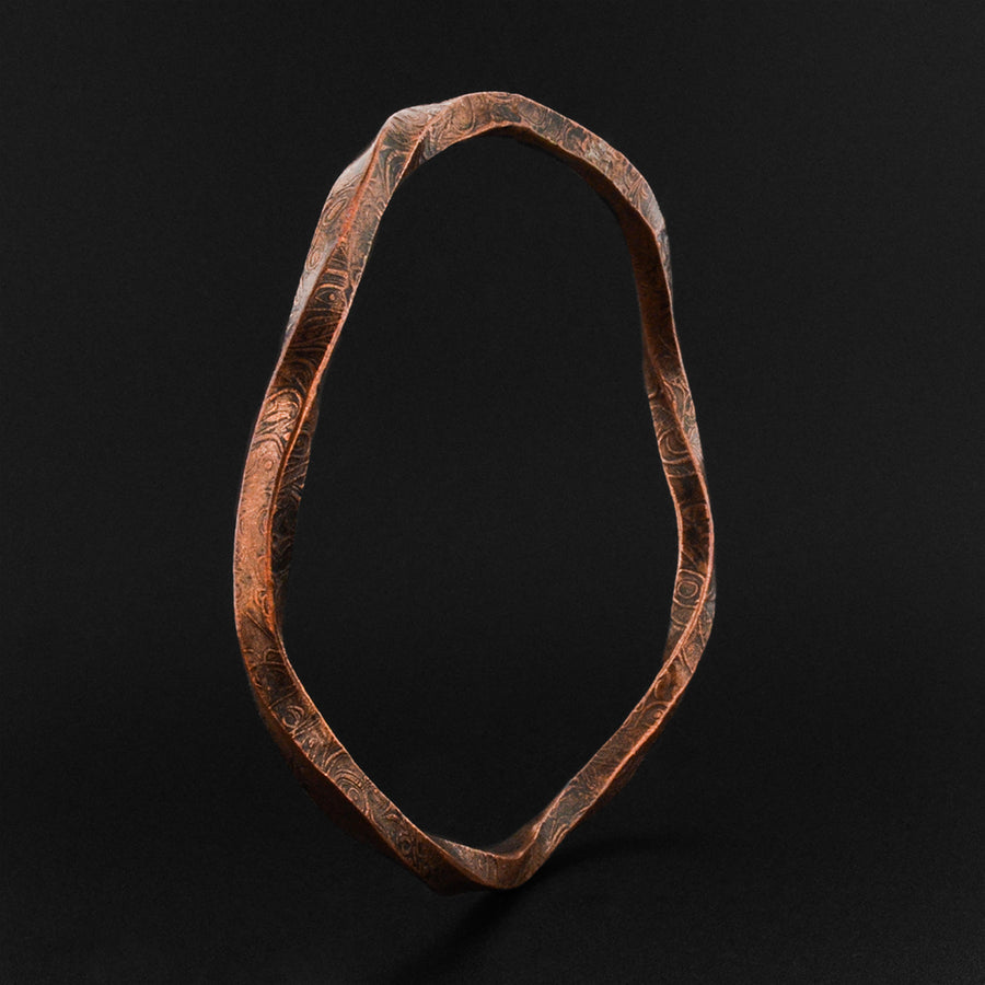 Abstract - Copper Bangle
