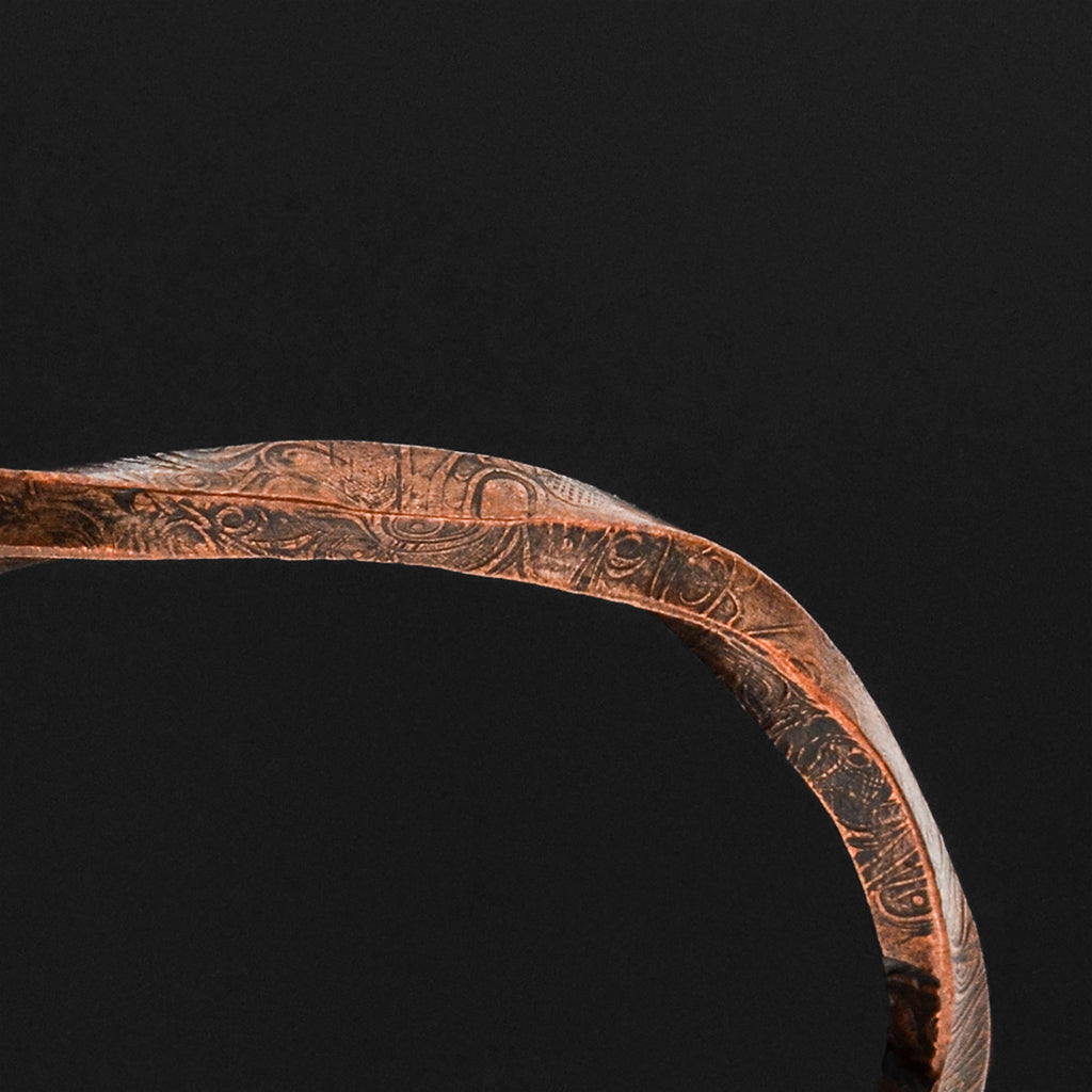 Abstract - Copper Bangle