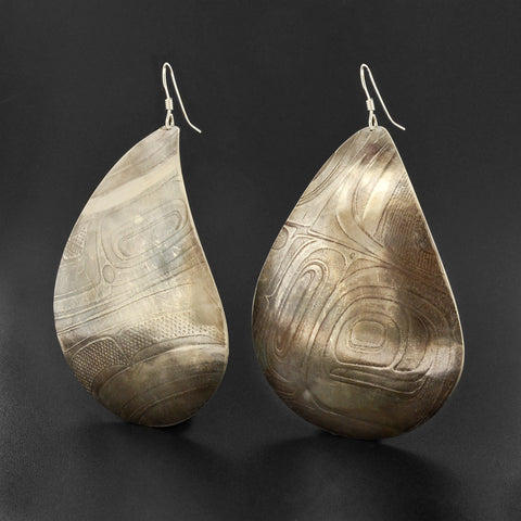 Abstract - Silver Earrings