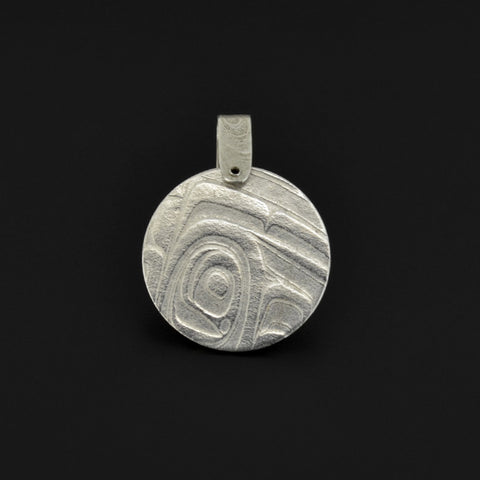 Salmon Egg - Silver Pendant