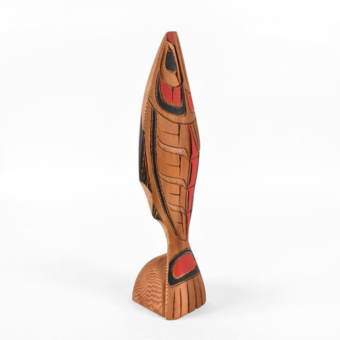 Salmon - Red Cedar Sculpture