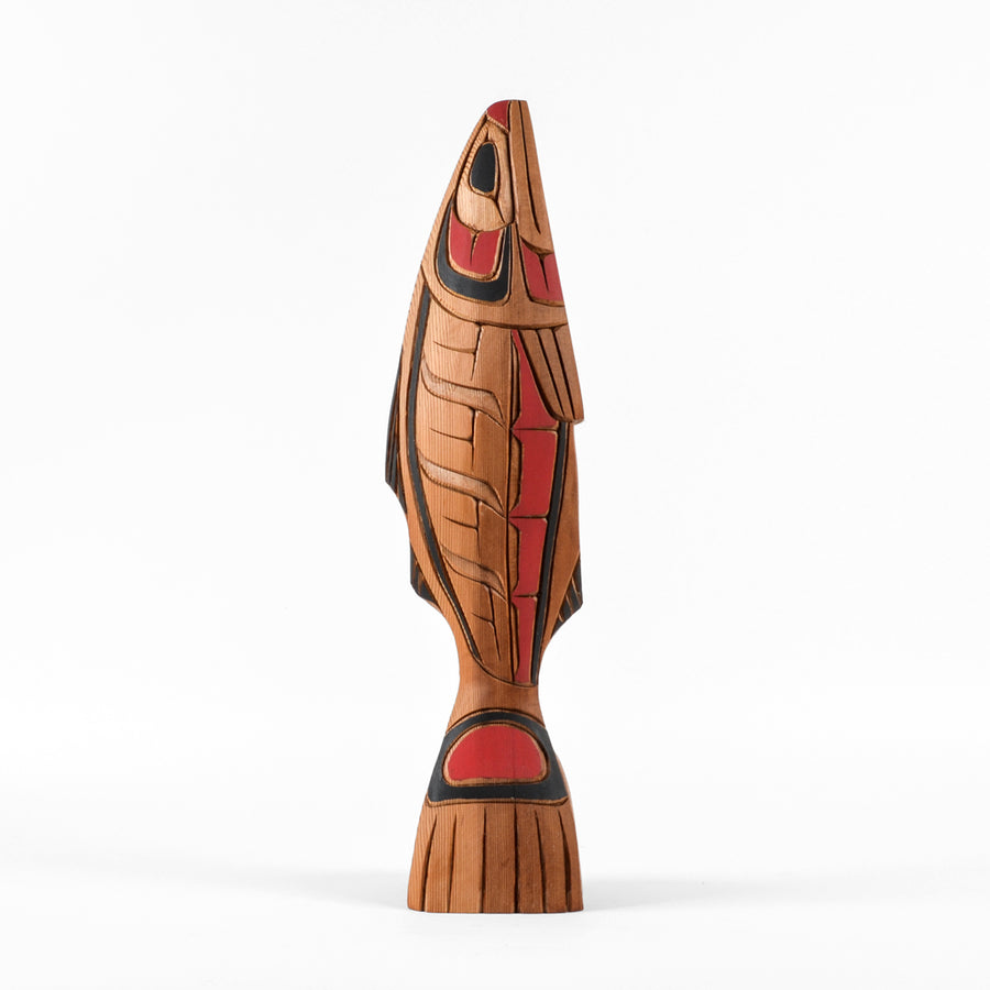 Salmon - Red Cedar Sculpture