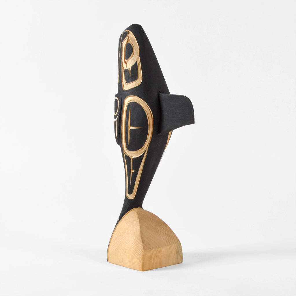 Orca - Yellow Cedar Sculpture