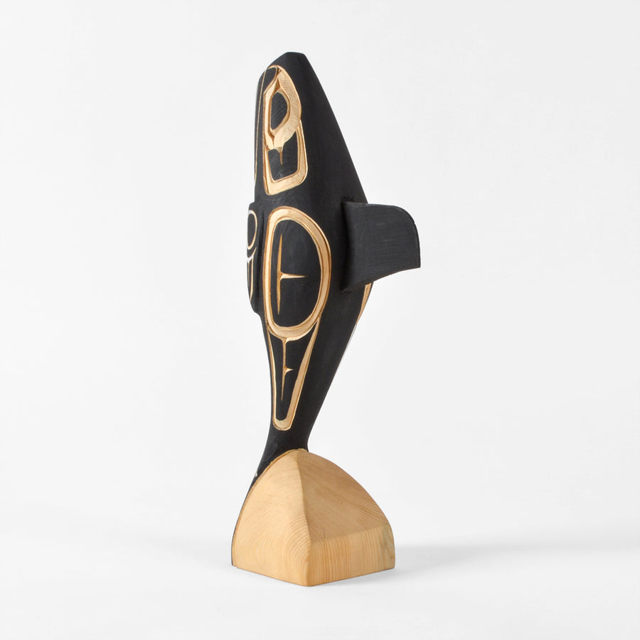 Orca - Yellow Cedar Sculpture