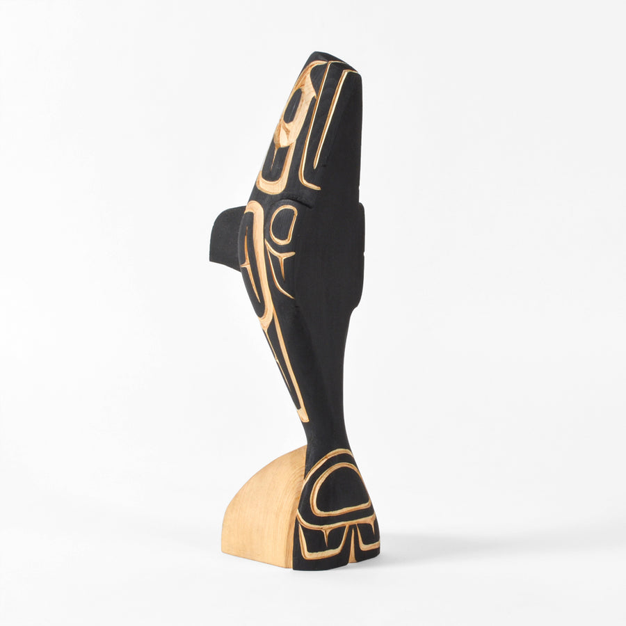 Orca - Yellow Cedar Sculpture