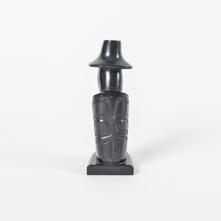 Frog Chief - Argillite Sculpture