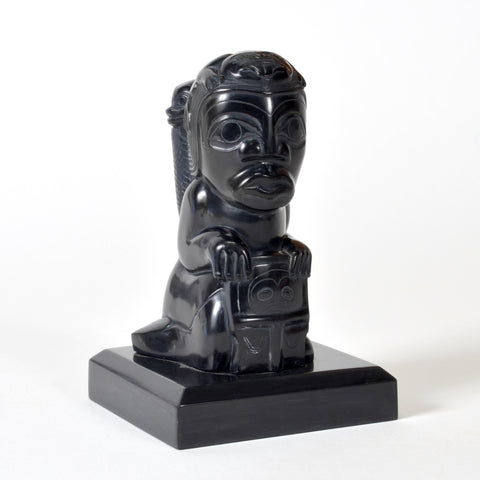Volcano Woman - Argillite Sculpture