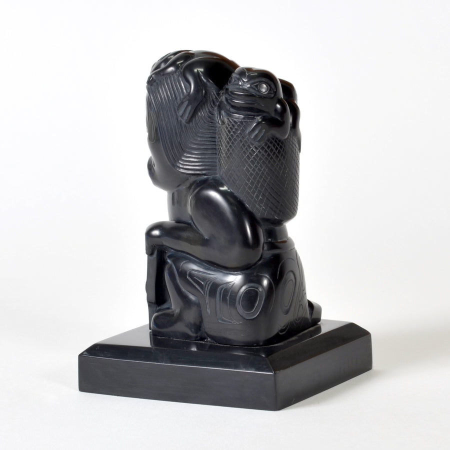 Volcano Woman - Argillite Sculpture