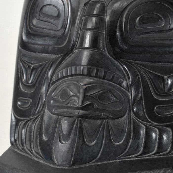 Eagle and Killerwhale - Argillite Sculpture