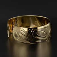 Eagle and Whale - 14k Gold Bracelet