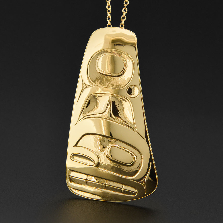 Killerwhale - 20k Gold Pendant