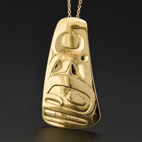 Killerwhale - 20k Gold Pendant