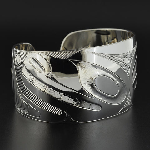 Killerwhale and Eagle - Silver Bracelet