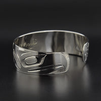 Killerwhale and Thunderbird - Silver Bracelet