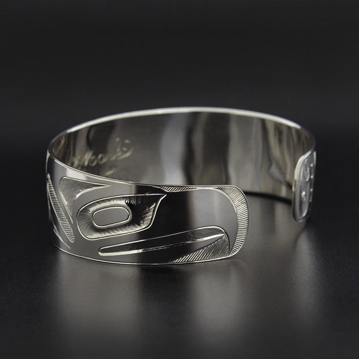 Killerwhale and Thunderbird - Silver Bracelet