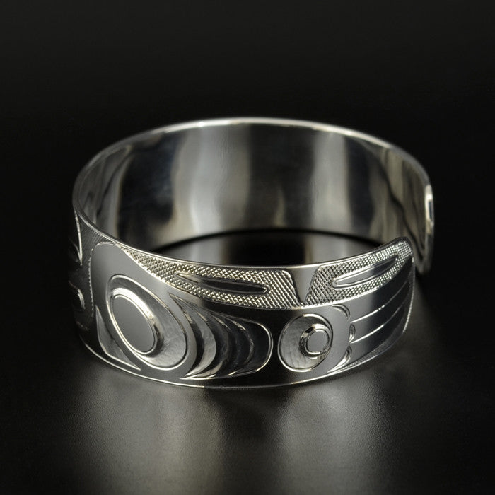 Raven Becoming Human - Silver Bracelet
