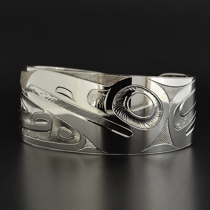 Raven, Killerwhale and Eagle - Silver Bracelet