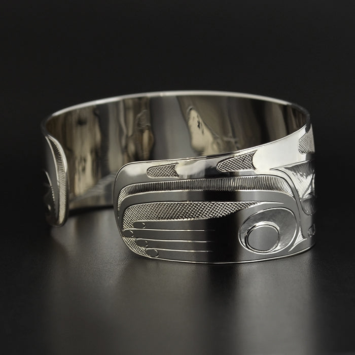 Raven, Killerwhale and Eagle - Silver Bracelet
