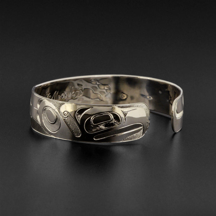 Killerwhale and Thunderbird - Silver Bracelet