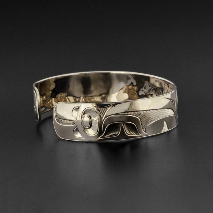 Killerwhale and Thunderbird - Silver Bracelet
