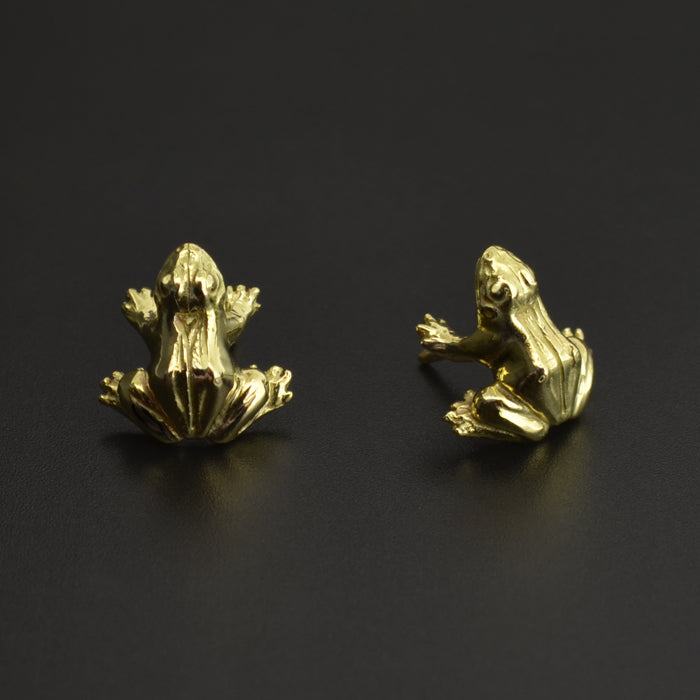 Frog - 18k Gold Earrings