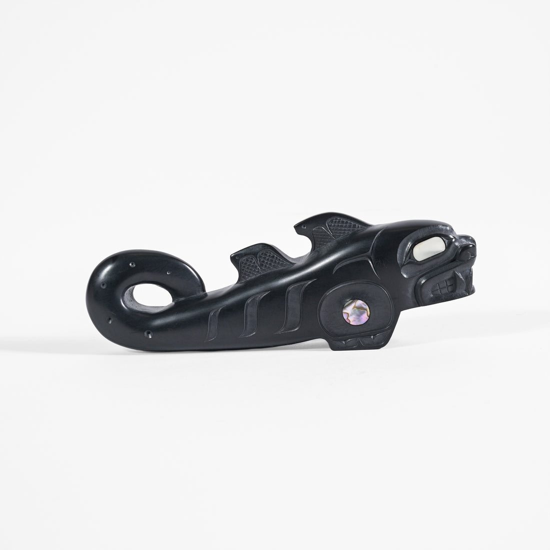 Sea Serpent - Argillite Sculpture
