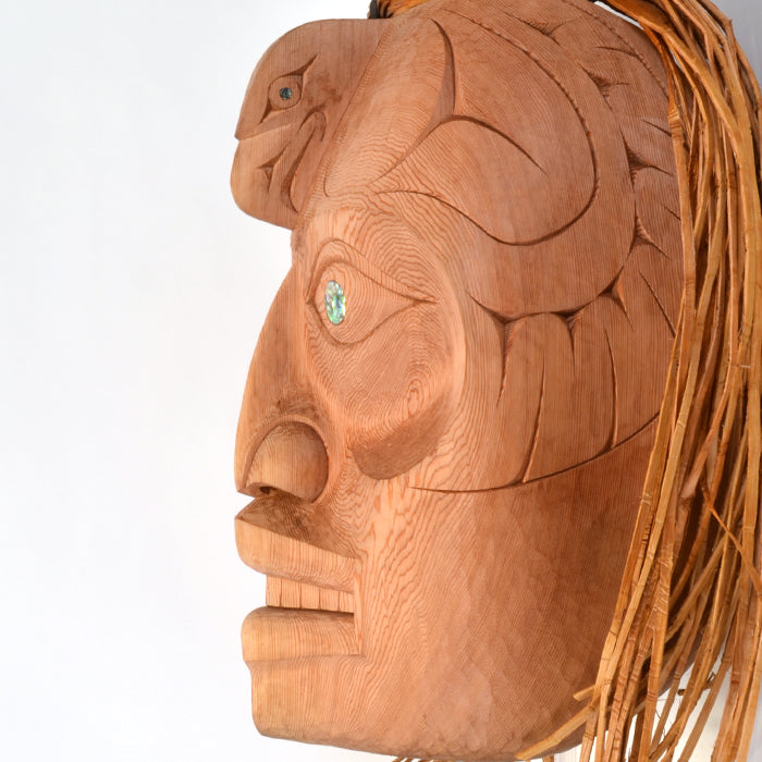 Guidance From Eagle Spirit - Red Cedar Mask
