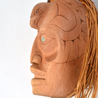 Guidance From Eagle Spirit - Red Cedar Mask