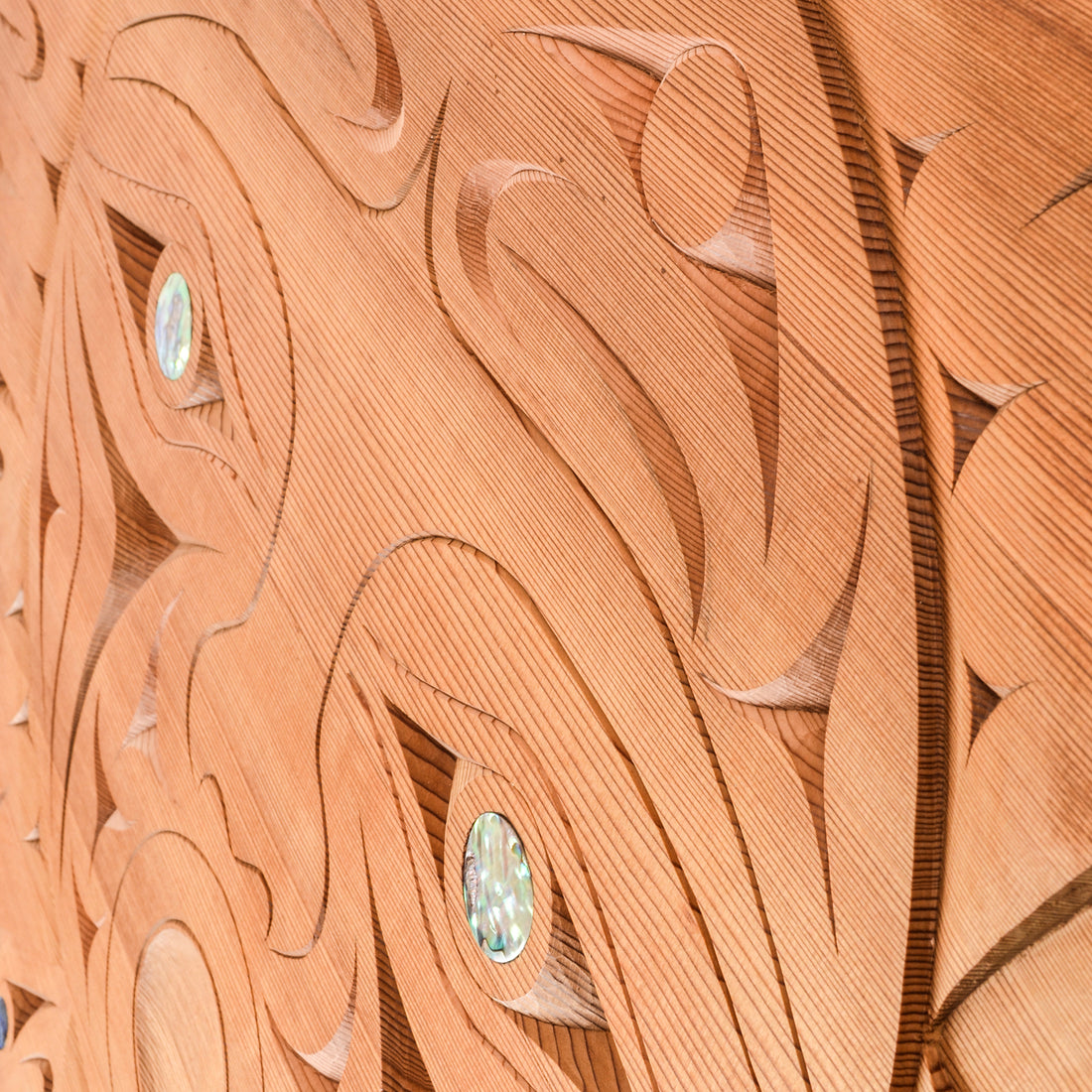 Sun Eagles Transformation - Red Cedar Panel