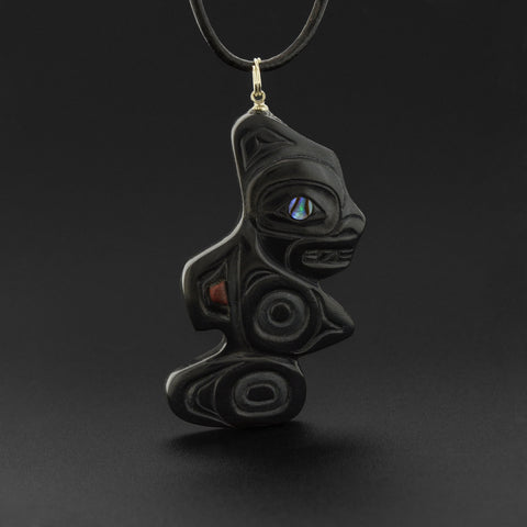 Killerwhale - Argillite Pendant