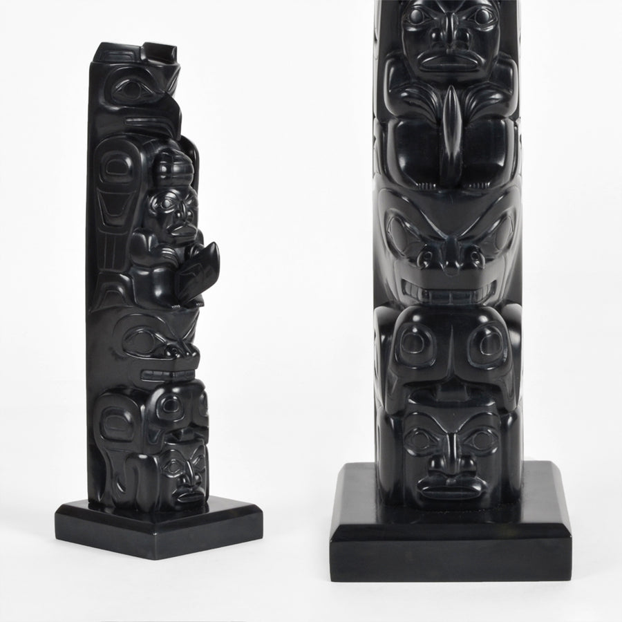 Gunar and Eagle - Argillite Pole