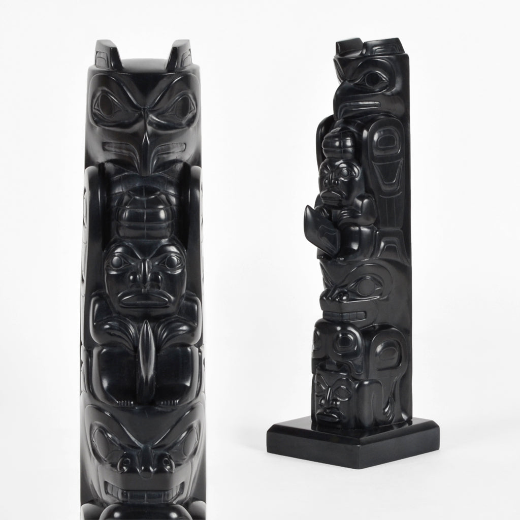 Gunar and Eagle - Argillite Pole