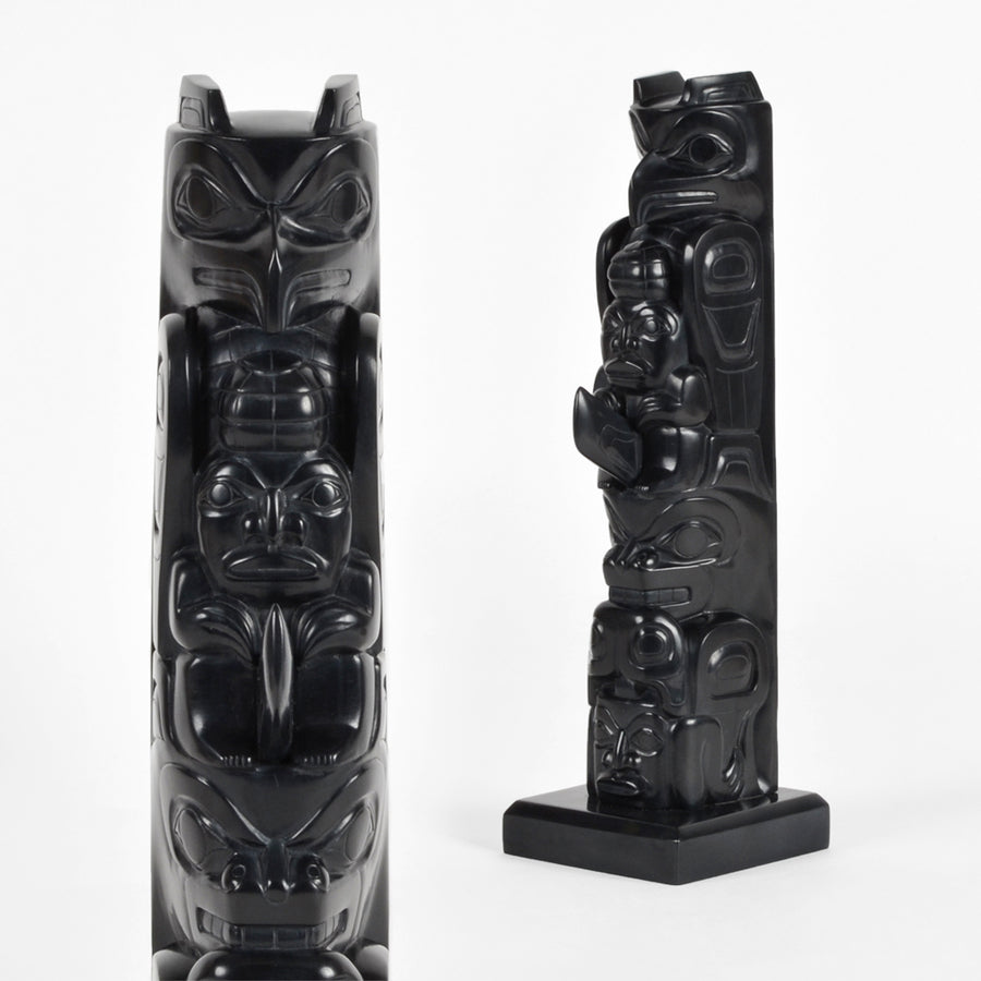 Gunar and Eagle - Argillite Pole