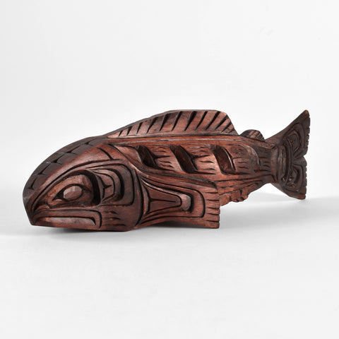 Salmon - Red Cedar Sculpture