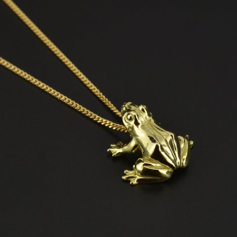 Frog - 18k Gold Pendant