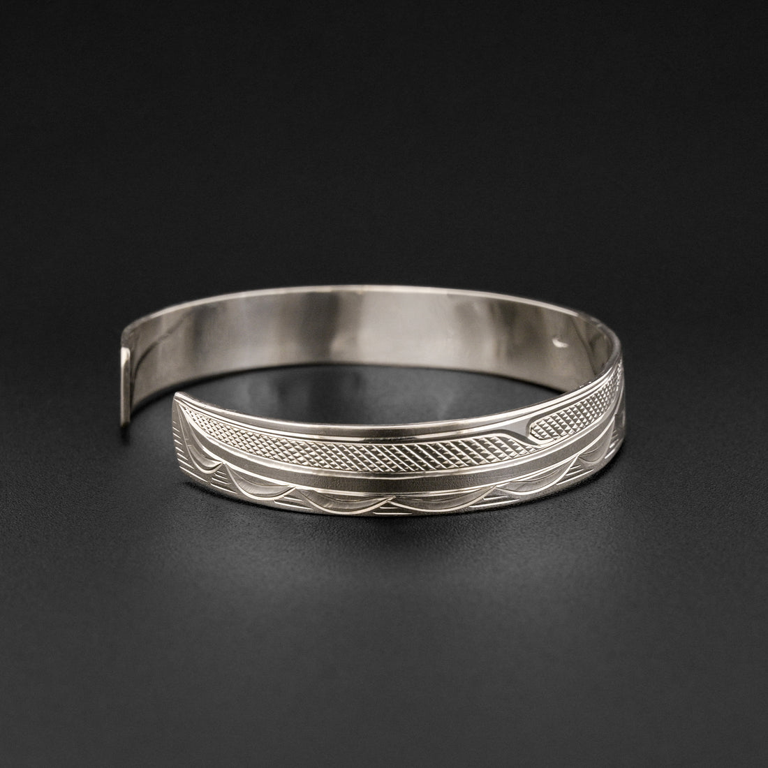 Hummingbird - Silver Bracelet with 14k Gold