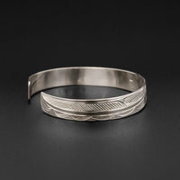 Hummingbird - Silver Bracelet with 14k Gold