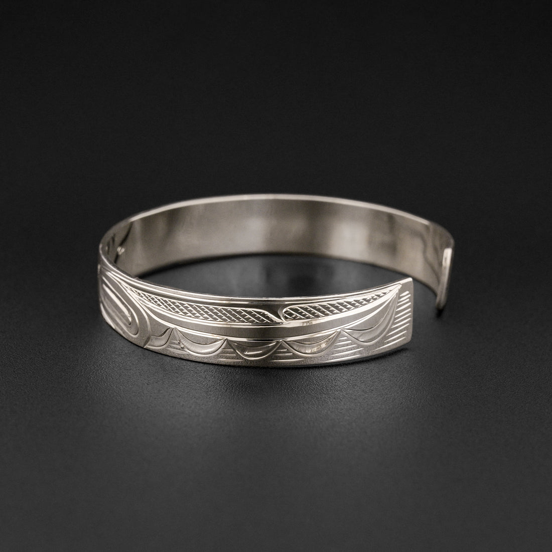 Hummingbird - Silver Bracelet with 14k Gold