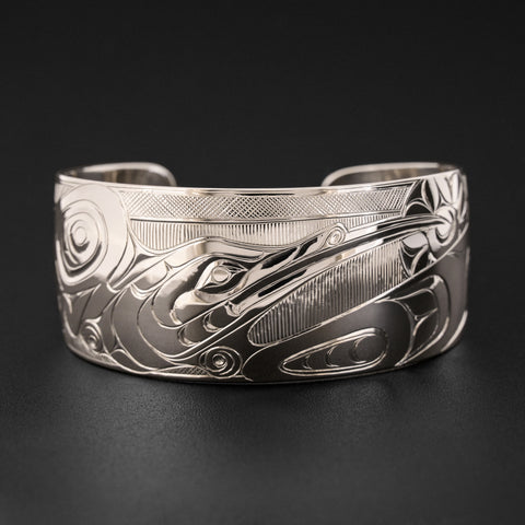 Hummingbird Mother - Silver Bracelet