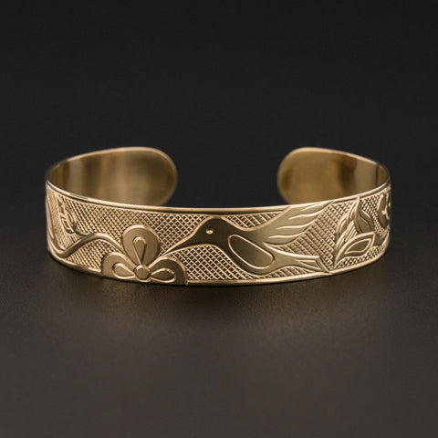 Hummingbird - 14k Gold Bracelet