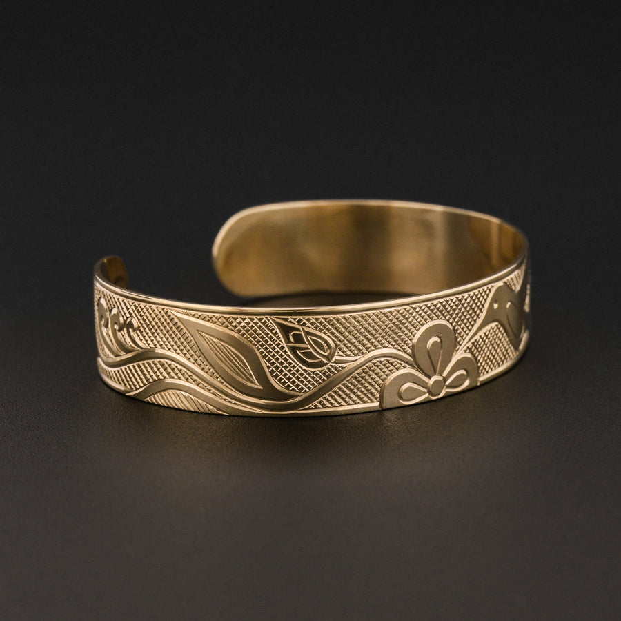 Hummingbird - 14k Gold Bracelet