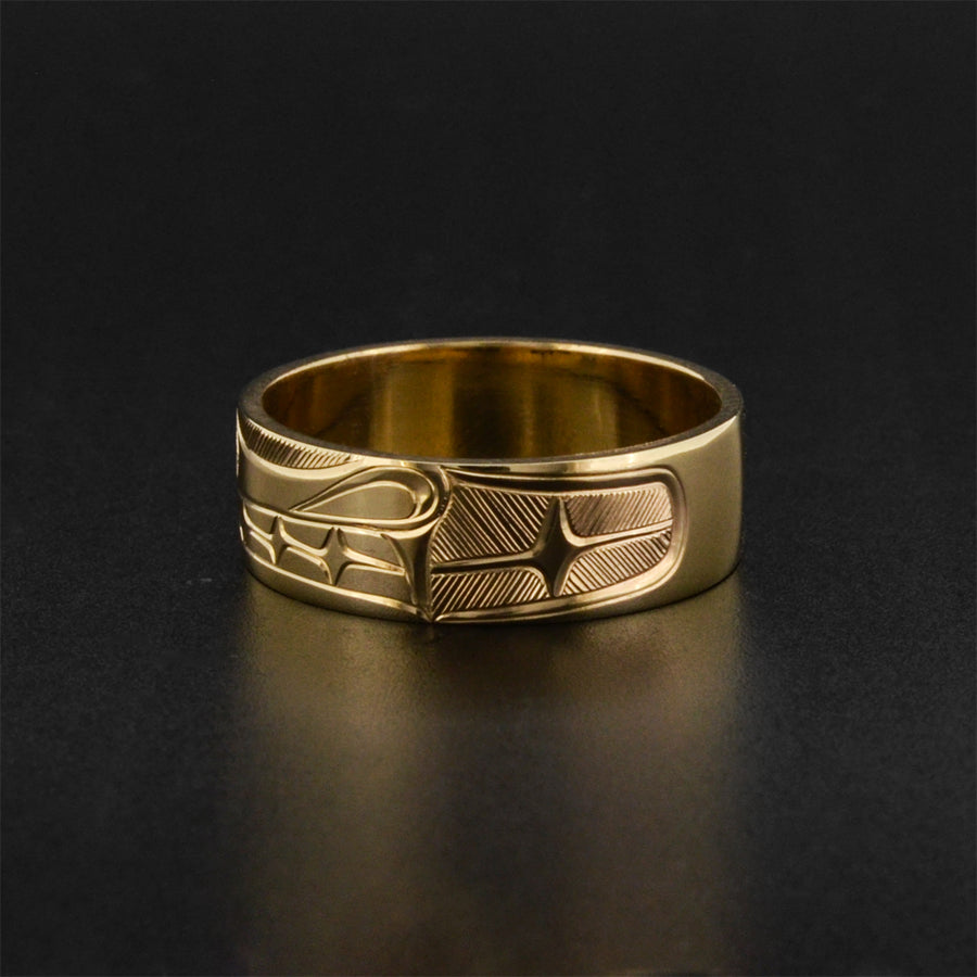 Wolf - 14k Gold Ring