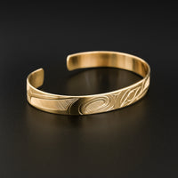 Raven - 14k Gold Bracelet