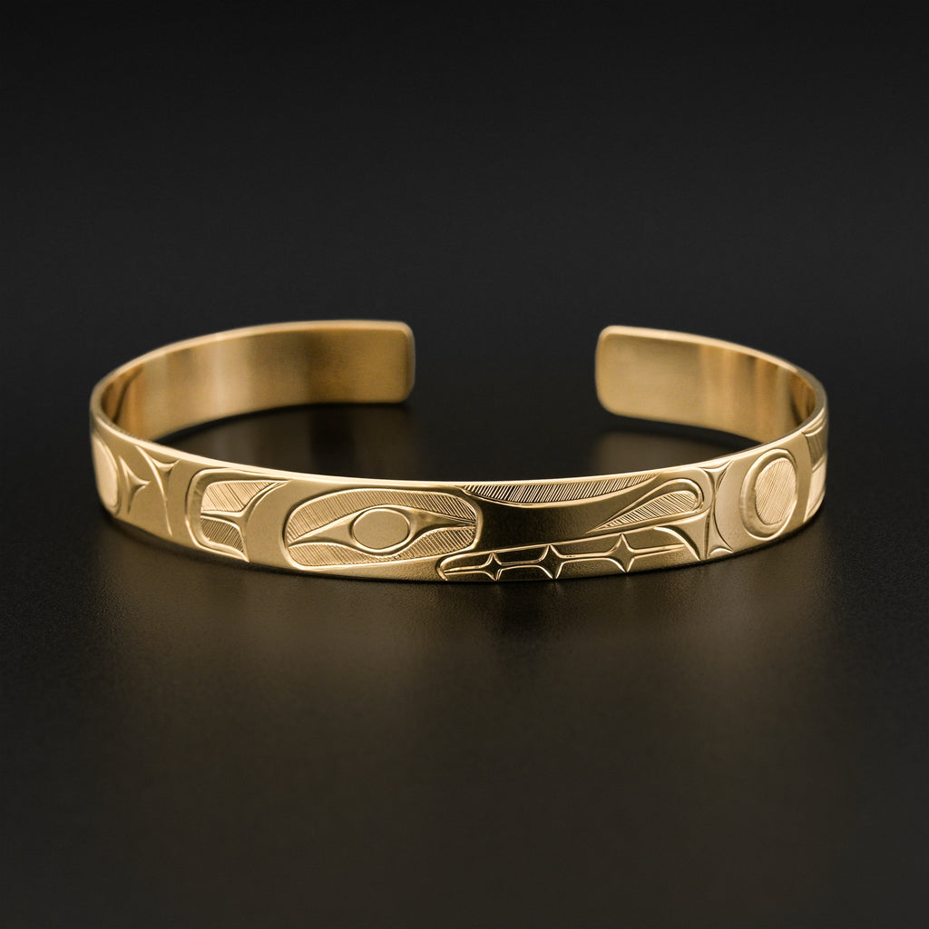 Wolf - 14k Gold Bracelet