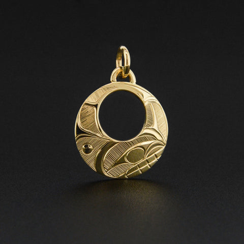 Killerwhale - 14k Gold Pendant